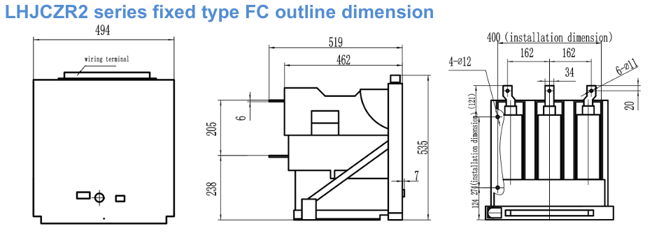 LHJCZ33/LHJCZR2系列產品外形圖